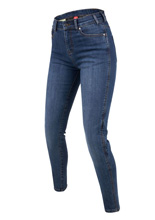 Jeansy motocyklowe damskie Rebelhorn Classic III Skinny Fit niebieskie